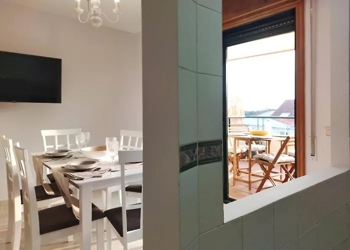 Desconectaengalicia Atico Rocafort, 400m Playa Silgar Daire