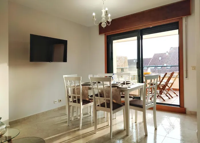 Daire Desconectaengalicia Atico Rocafort, 400m Playa Silgar